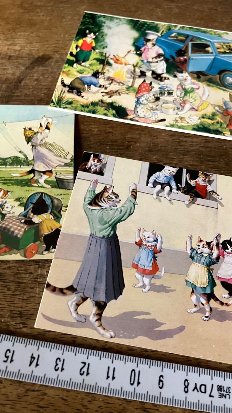 Cartoline postali: Cartes postales Katz chat Postkart vintage – Usato da St-Cierges venduto da LeRegain 4