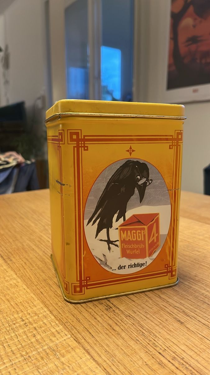 Tutte le decorazioni: Maggi Blechdose CHF 4,-Fleischbrüh-Würfel  – Usato da Nidau venduto da K3ss1