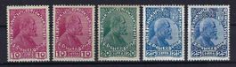 Lichtenstein 1917 Fürst  Johann II.postfrisch mit Falzspuren