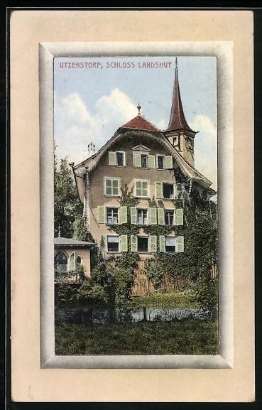 Cartoline postali: AK Utzenstorf, Schloss Landshut – Usato da Berlin venduto da bartko-reher