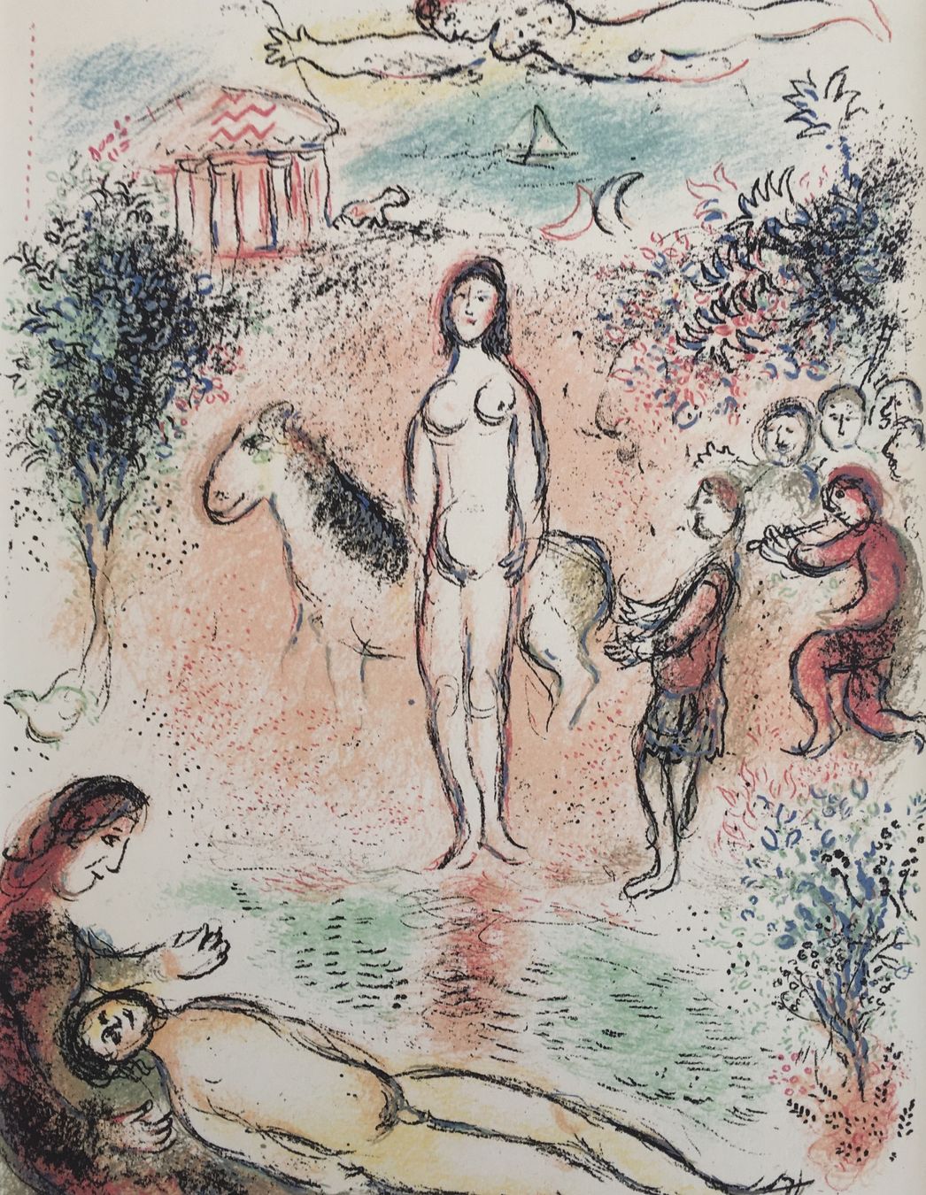 Grafica & Litografie: Marc Chagall "Homer Die Odyssee" 3 Lithographien – Usato da Nennigkofen venduto da waltraub 7