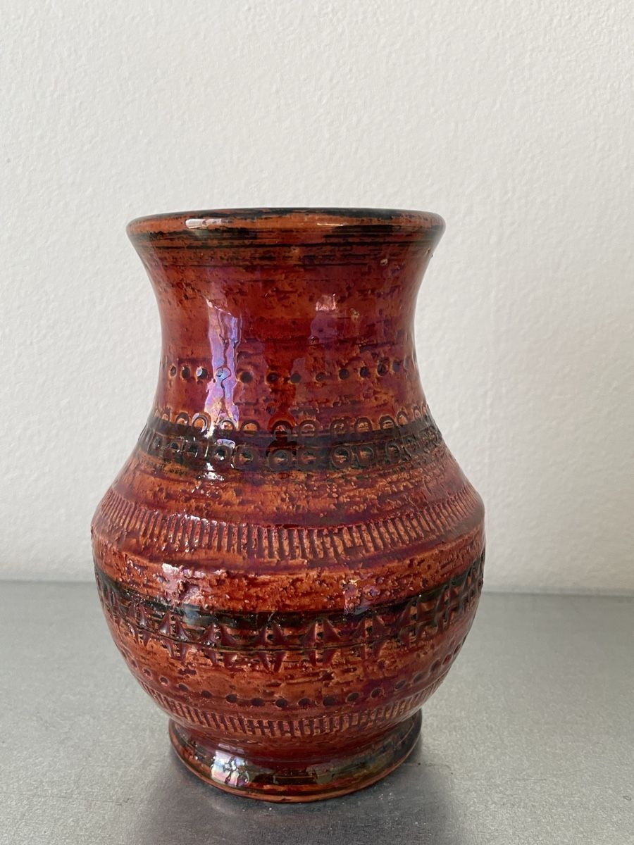 Bitossi Vasen & Gefässe: Bitossi Aldo londi midcentury vase – Gebraucht aus Basel von Amechan. 5