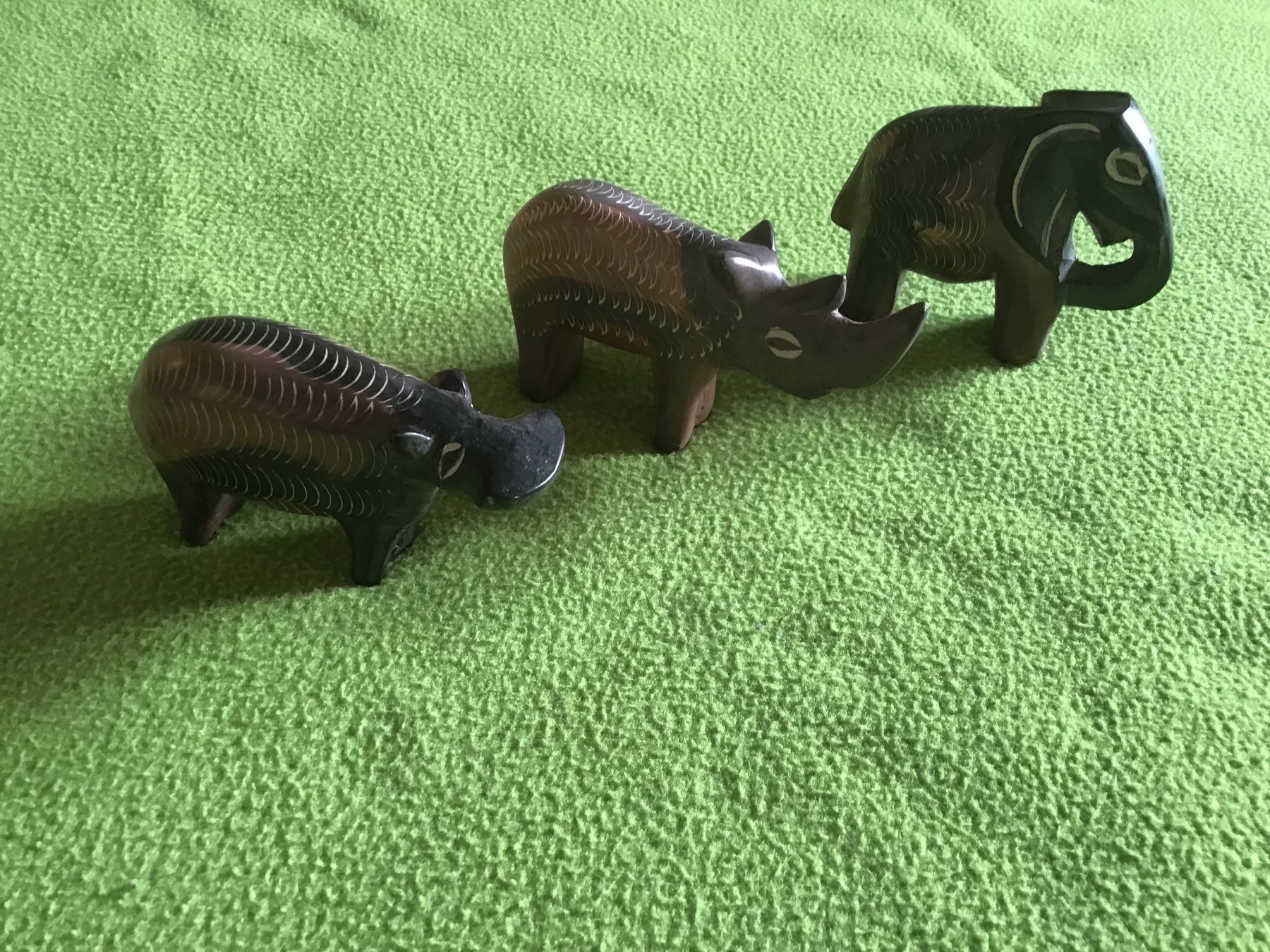 Statuette: Elefant, Nashorn, ohne Nilpferd – Usato da Trimbach venduto da Lexli11 2