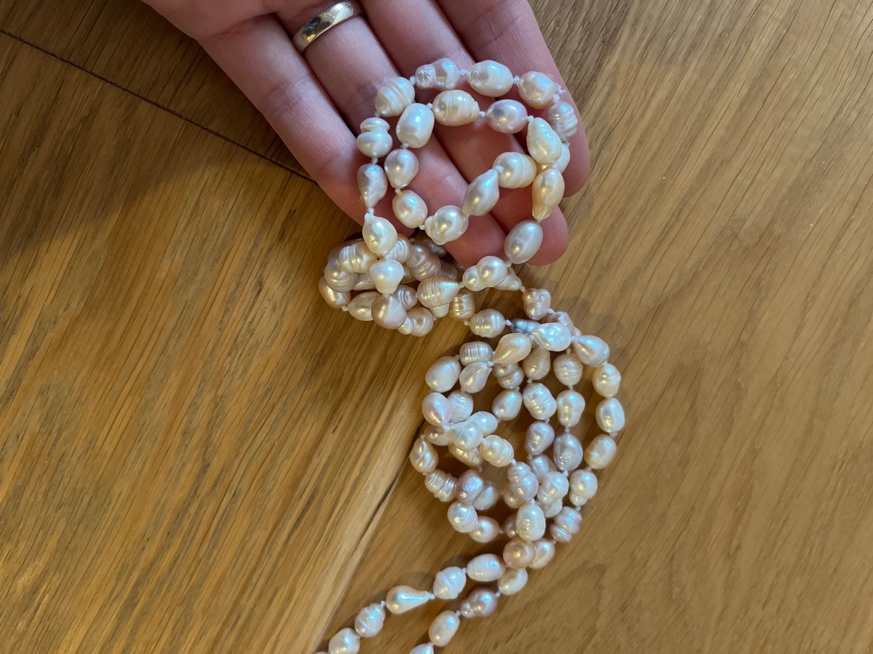 Perle (finte): Perle Kette – Nuovo (secondo la descrizione) da Dotzigen venduto da White_Warrior