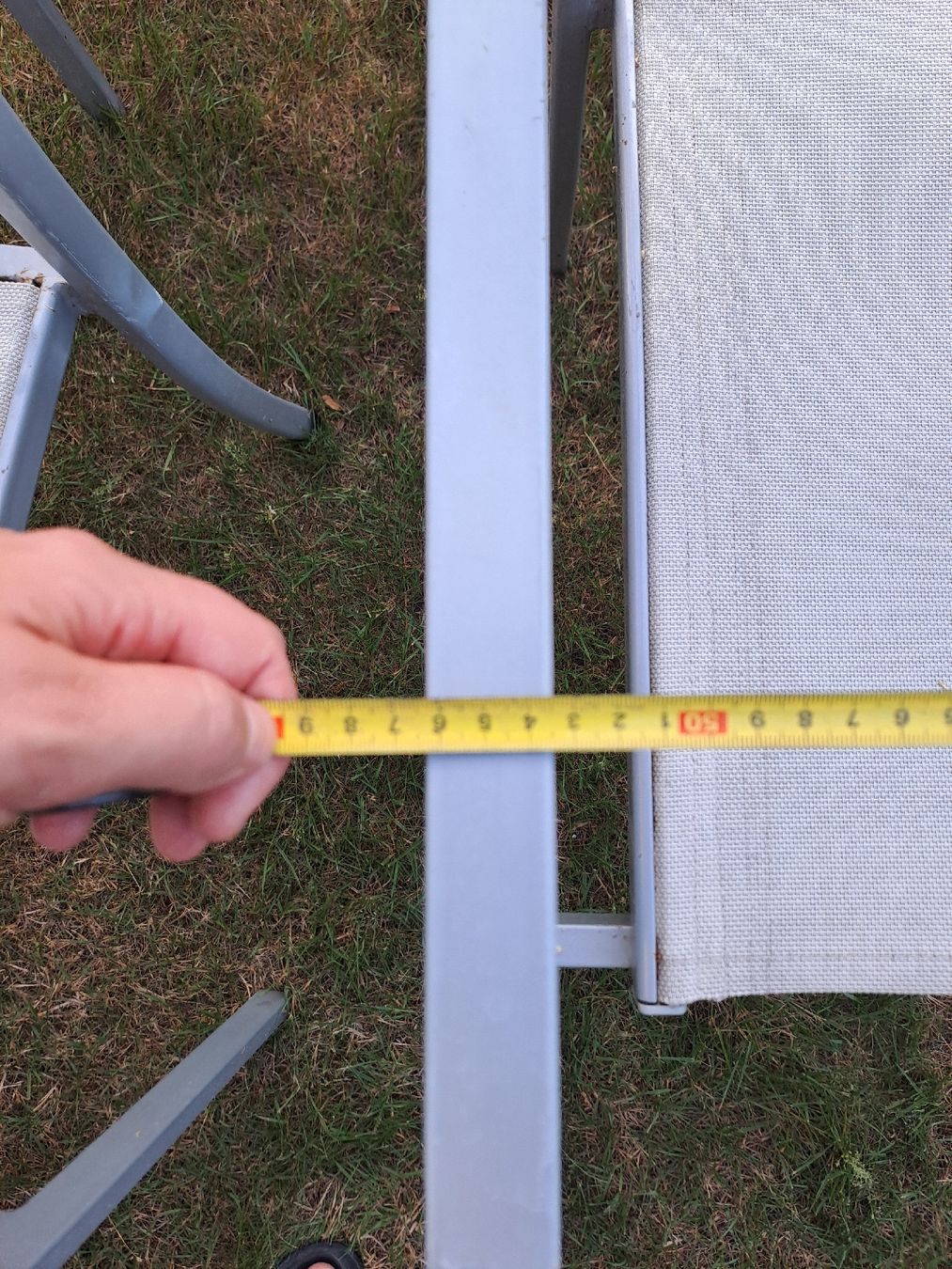 Sedie: 6 Gartenstühle Aluminium Textil, 43cm Sitzhöhe – Usato da Magden venduto da Gabbos 2