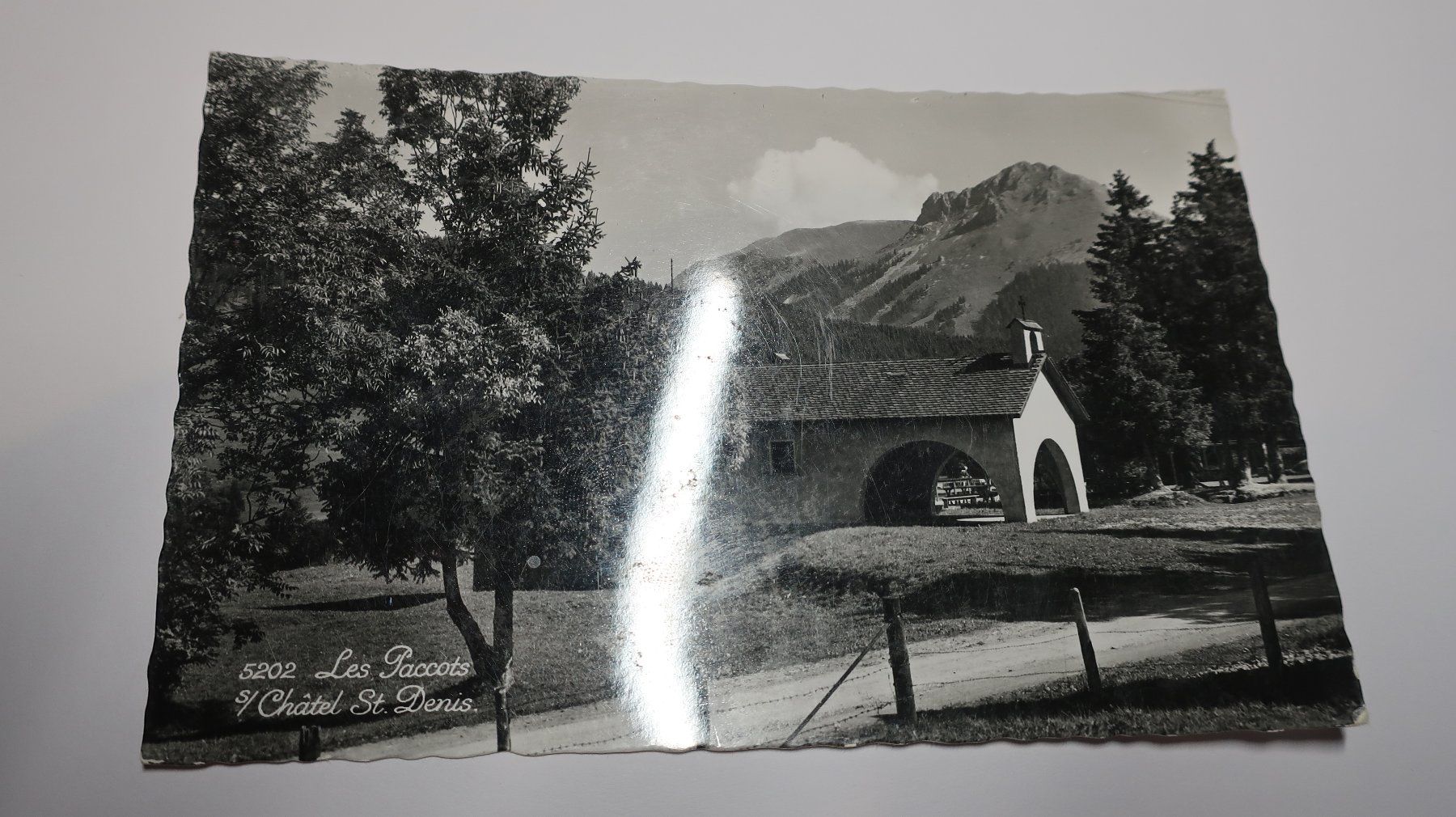 Ansichtskarten: Les Paccots s/Châtel St. Denis 1956 – Gebraucht aus Cormoret von Pascalll2001 1