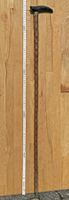 Antiker Gehstock/Spazierstock, Derbygriff aus Horn, L: 90 cm