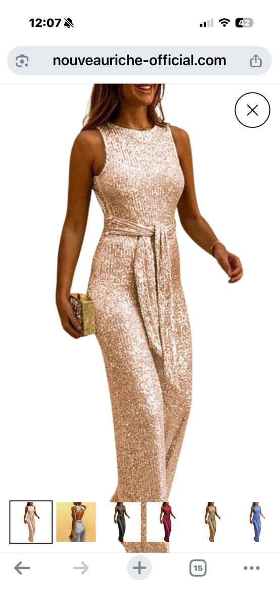 Tute: Jumpsuit gold – Nuovo e nell'imballaggio originale da Frenkendorf venduto da Simigogo