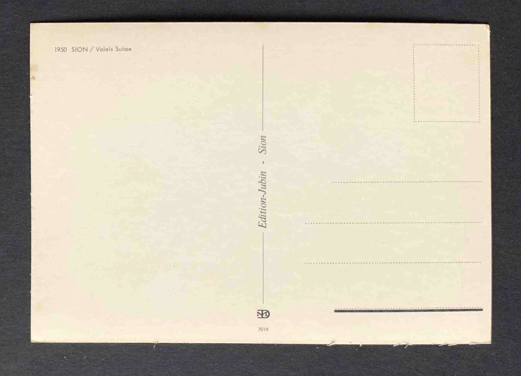 Cartoline postali: AK Sion Valais Suisse – Usato da Goldau venduto da artelier1 1