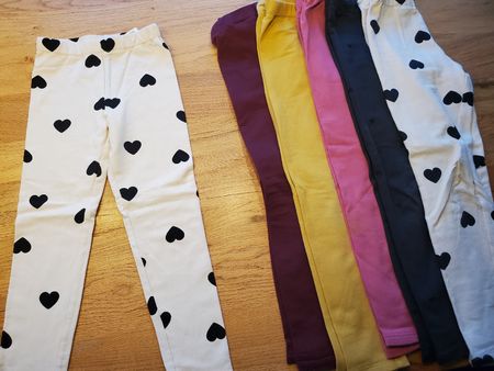 6x dickere Leggings 116/ 122 von H&M