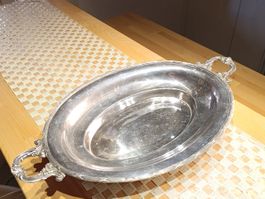 Jugendstil seltene versilberte Schale um 1900j punzen Top