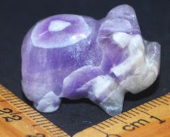 Deko Heilstein A-550 – Schwein – Traum Amethyst – 2,5 x 1,5