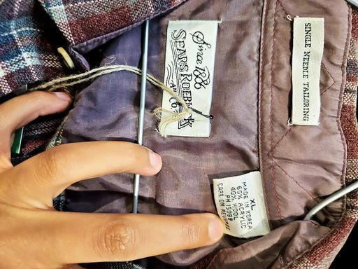 Camicie: Vintage Sears Roebuck Kariertes Flanell-Button-Down-Hemd - – Usato da Zug venduto da vinokilo 4