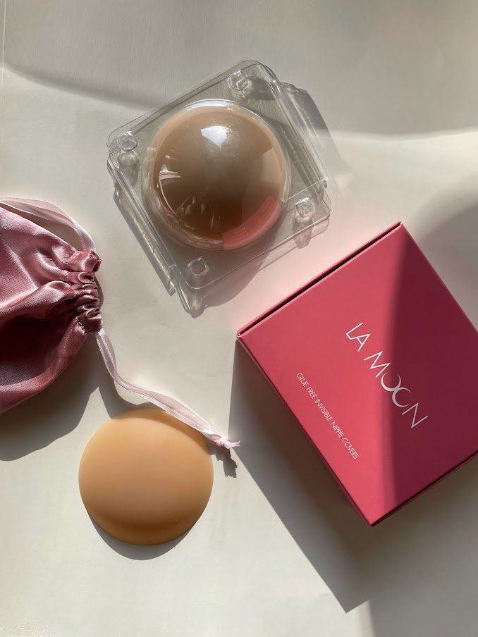 Sonstige Unterwäsche: Glue-Free Invisible Nipple Covers – Neu und originalverpackt aus Faoug von LaMoon-NippleCovers 2