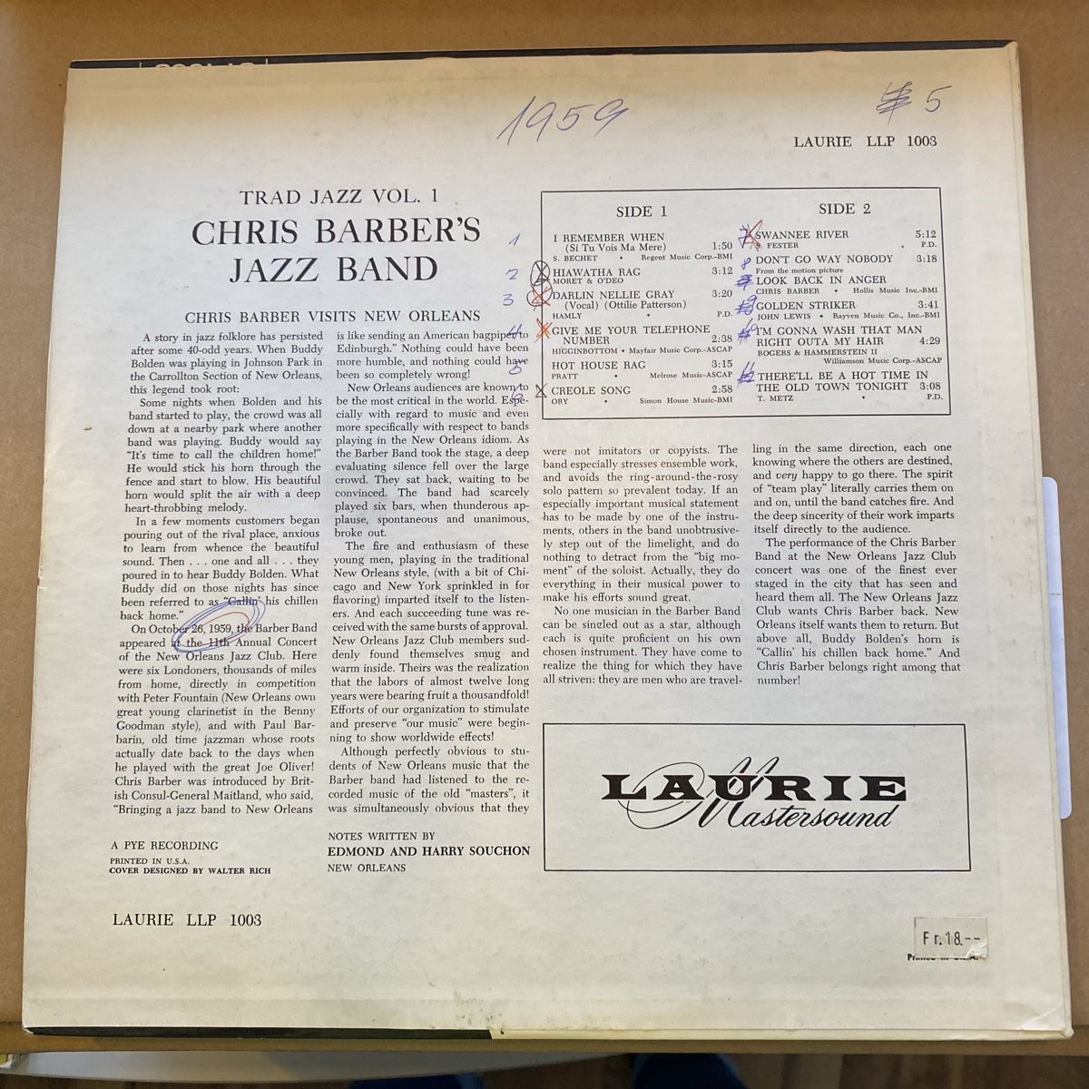 chris-barber-s-jazz-band-trad-jazz-vol-1-gebraucht-in-rothenburg