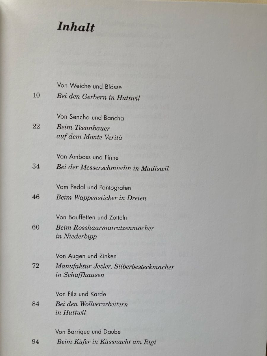Libri: Handwerksstätten - Hommage an fast vergessene Berufe – Usato da Zürich venduto da 000rk 1