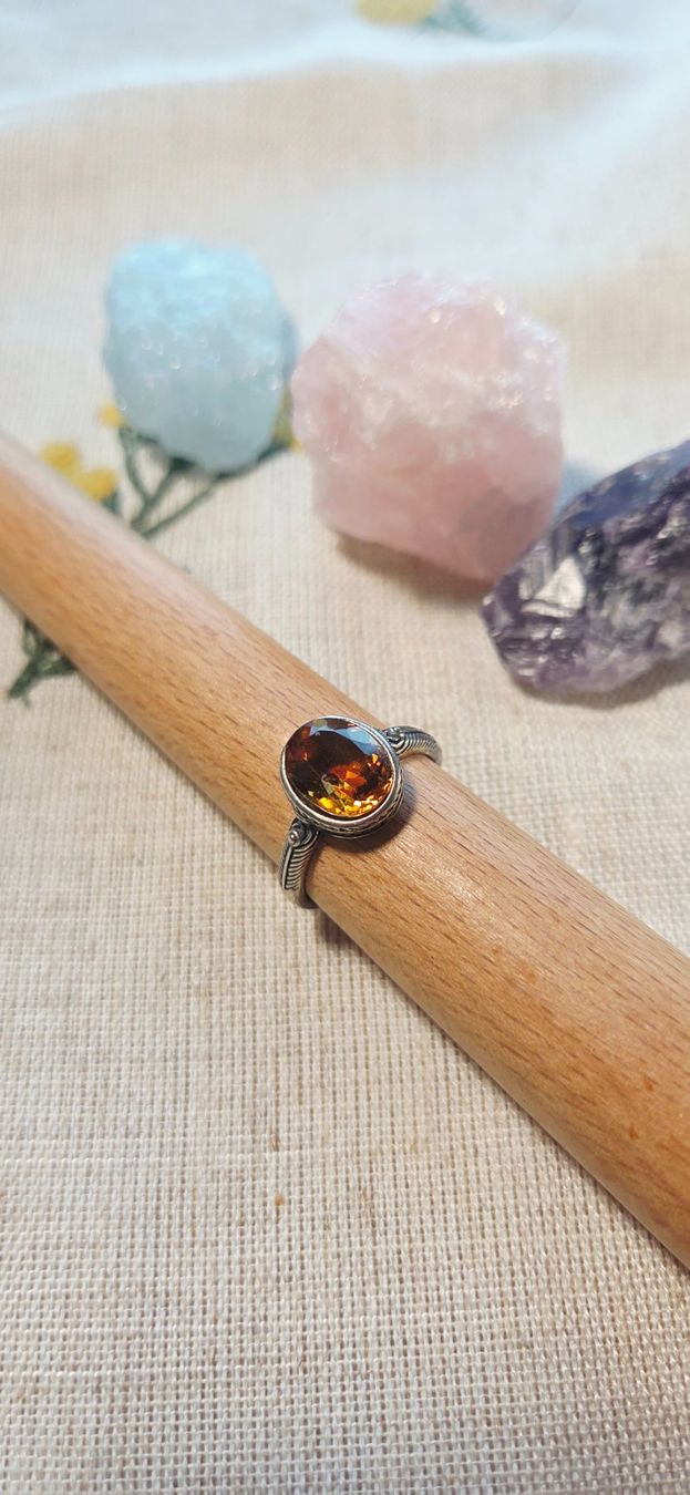Anelli: NEW - S925 Citrine Ring (Adjustable) – Nuovo (secondo la descrizione) da Zürich venduto da cin_wcf6 2