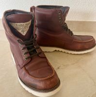 Boots homme cuir marron style workwear vintage