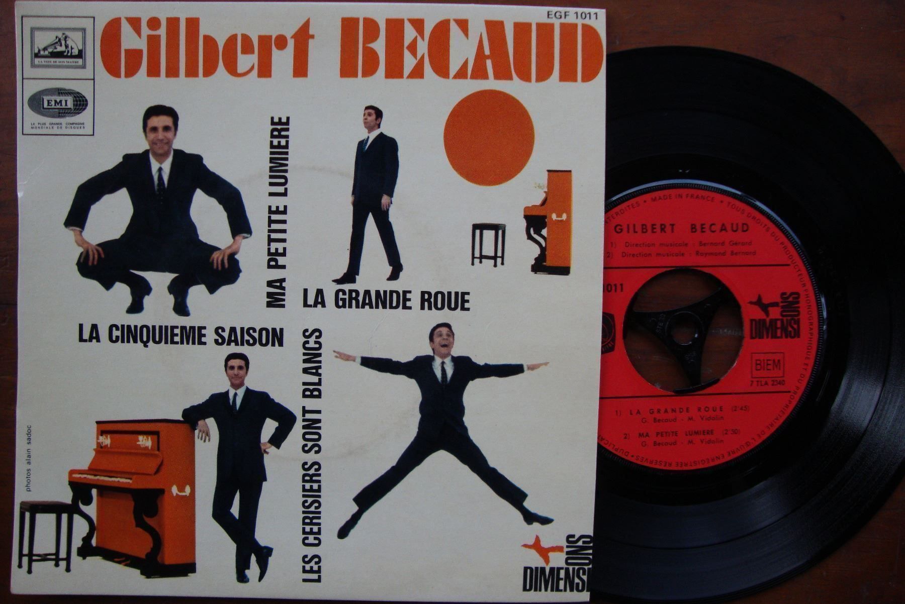 Dischi in vinile: GILBERT BÉCAUD - MA PETITE LUMIÈRE - EP – Usato da Bern venduto da Uli_10_11