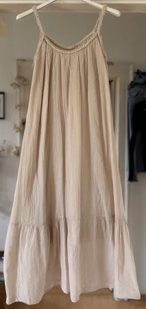 LONGUE ROBE EN COTON! M SOLDES DE FIN DE SAISON