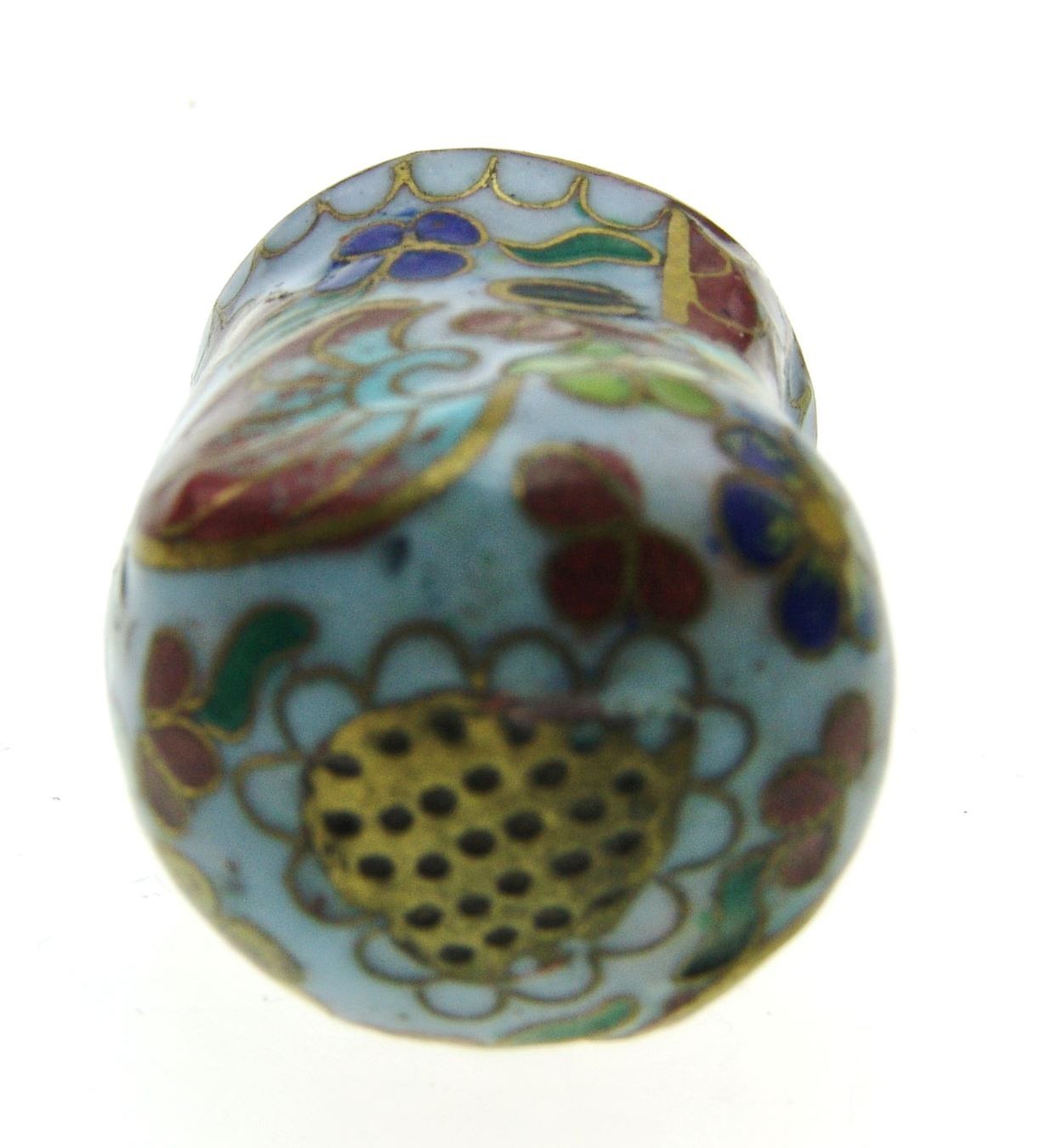 Ditali: Fingerhut - Cloisonne Tierlikopf – Usato da Langenthal venduto da hamster-raeumung 5