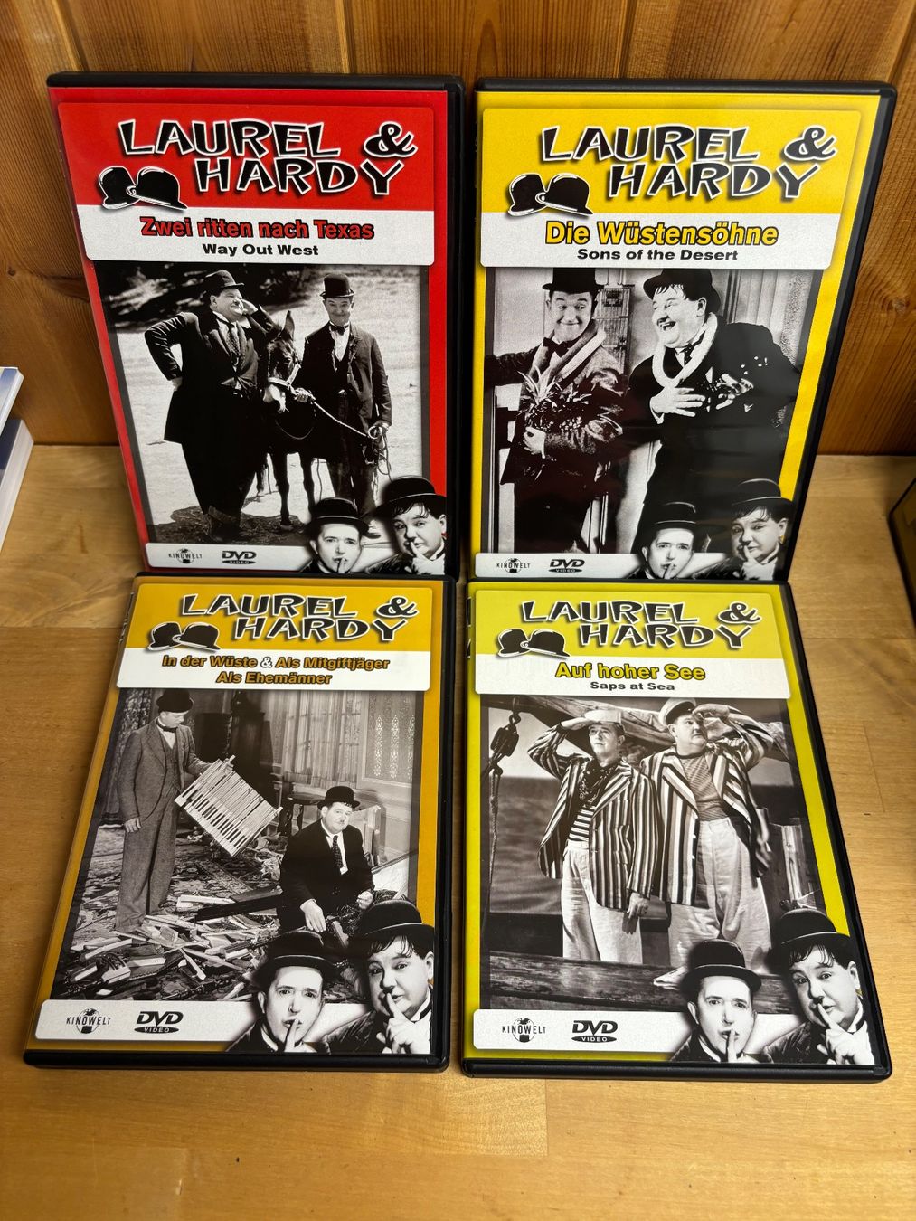 Tutti i DVDs: Laurel und Hardy DVD Box – Usato da Seftigen venduto da Muggelwomb 1