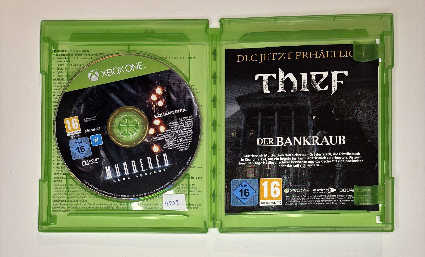 Giochi: XBOX One - Murdered: Soul Suspect – Usato da Allschwil venduto da Bullach 1