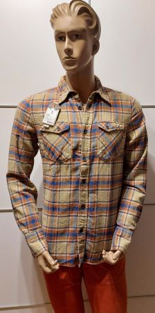 Neues Nudie Jeans Herren Bio-Baumwoll Hemd Gr. S