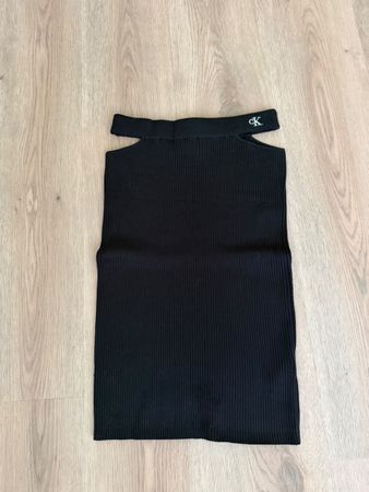 Calvin Klein Rock schwarz gerippt guter Zustand