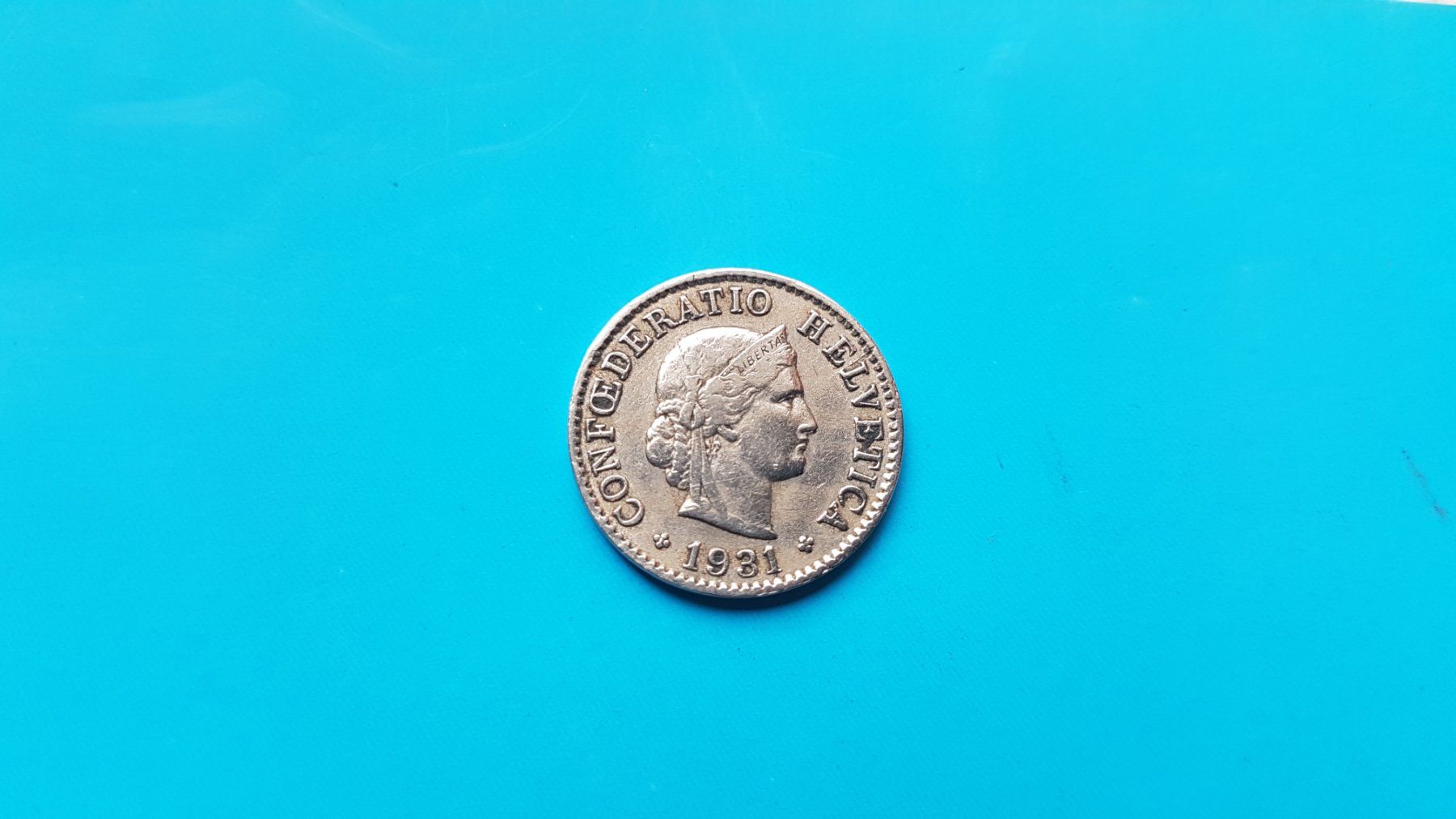 Tutti le monete: CH 5 Rappen - 1931 – Usato da Reinach BL venduto da Dexy62