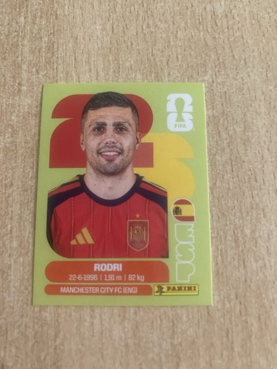 Panini Sticker WM 2026 Rodri ESP 10 (Neu (gemäss Beschreibung)) in ...