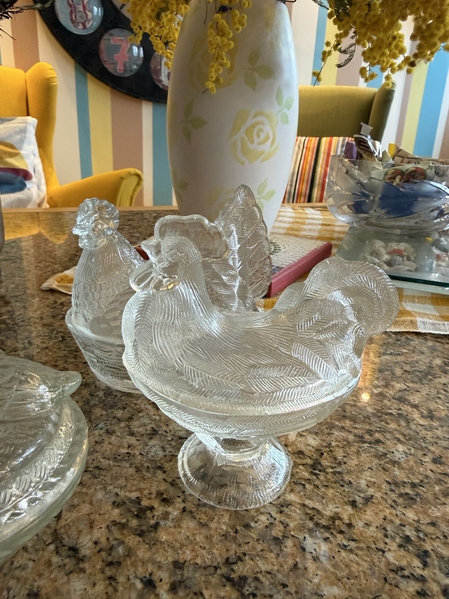 Bicchieri: 7 Teile Frühlingsdeko Glass – Nuovo (secondo la descrizione) da Turbenthal venduto da 310707