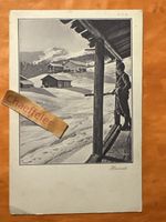Alte Ansichtskarte mit Wintermotiv, Jahrgang 1920!