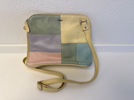 Nika Trade Leder-Umhängetasche – Vanilla / Multicolor