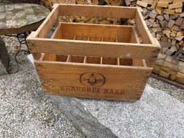 Holzkiste "Brauerei Baar" vintage - perfekt für Deko!