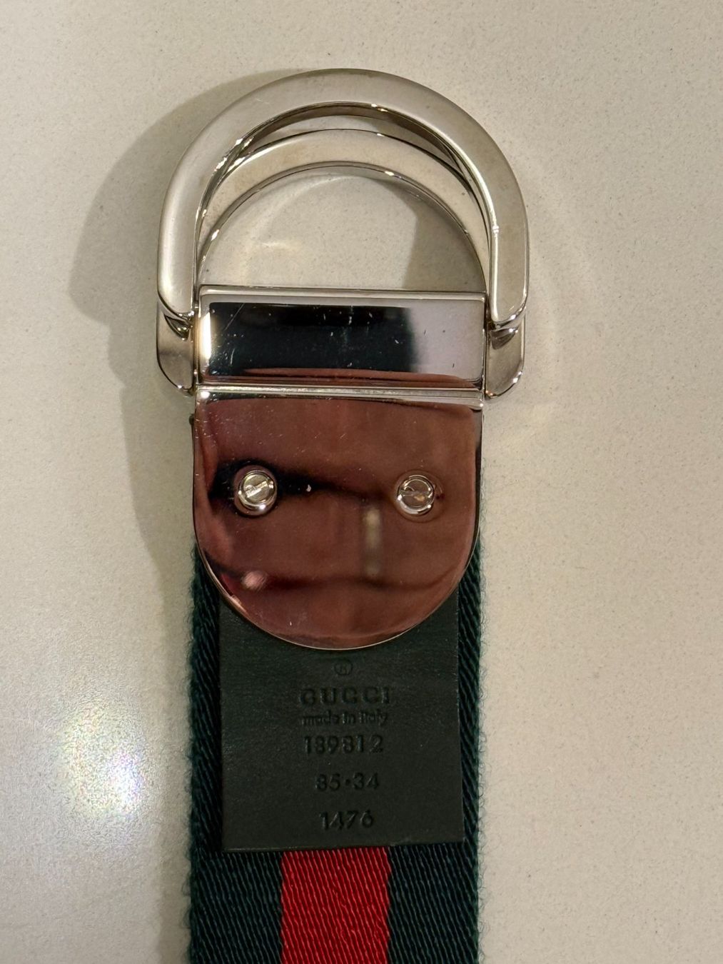 Gucci Ceintures: Gucci Belt – Script Logo Buckle | Unisex – D'occasion à Wädenswil par alekons 1