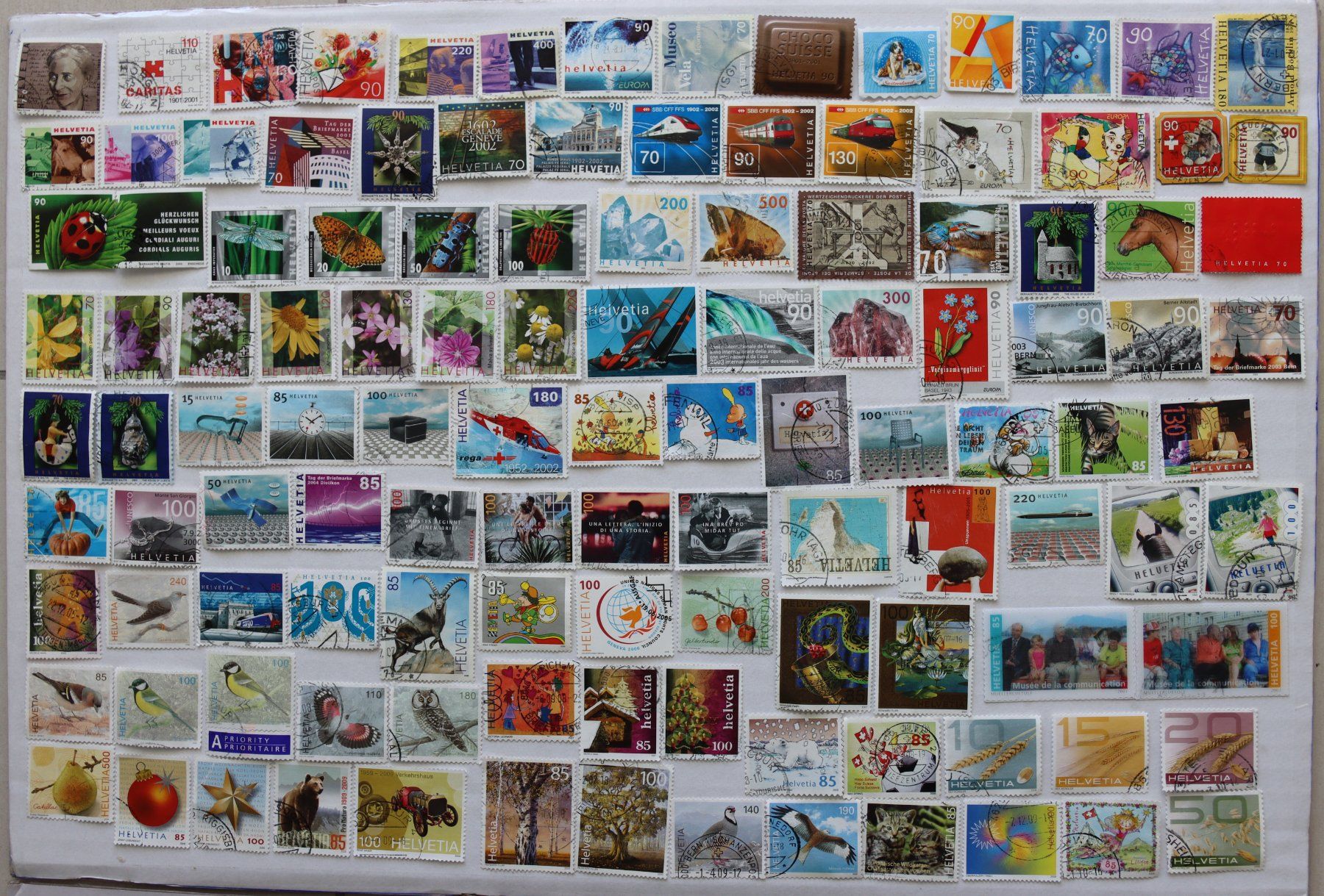 Tutti i francobolli: Briefmarken CH 2001 bis Neuere – Usato da Oberentfelden venduto da lakipul 1