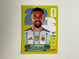 Panini Sticker Nico Gonzalez FIFA World Cup 2026 ARG 16