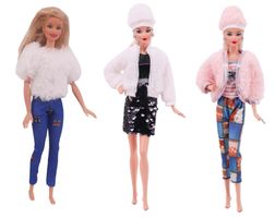 Lot de 3 vêtements pour Barbie