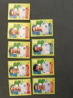 Panini Sammelkarten Fussball 8x Spieler Konvolut