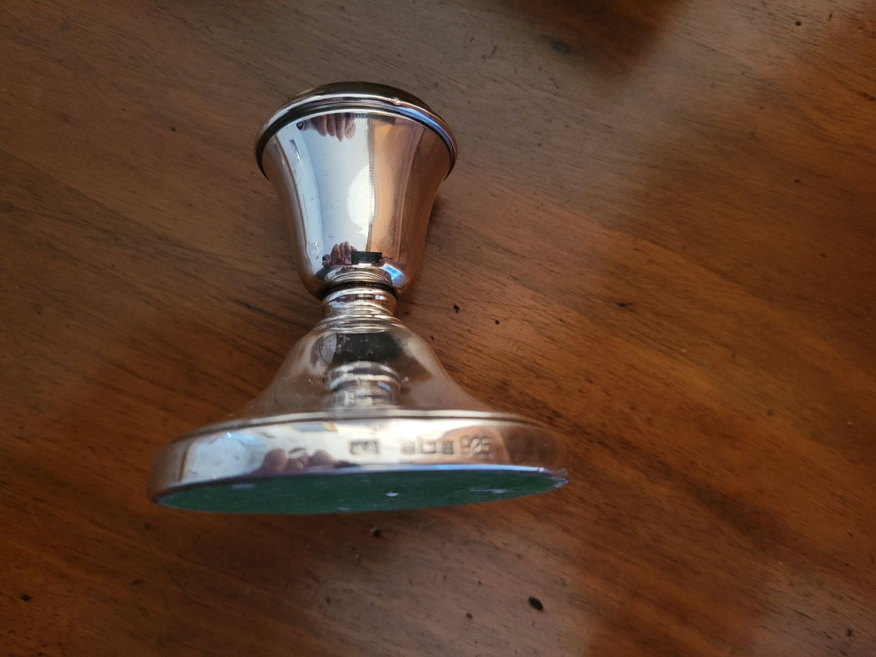 Portacandele: Zwei Kerzenständer Sterling Silber 925 – Usato da Schaffhausen venduto da Bobi013 1