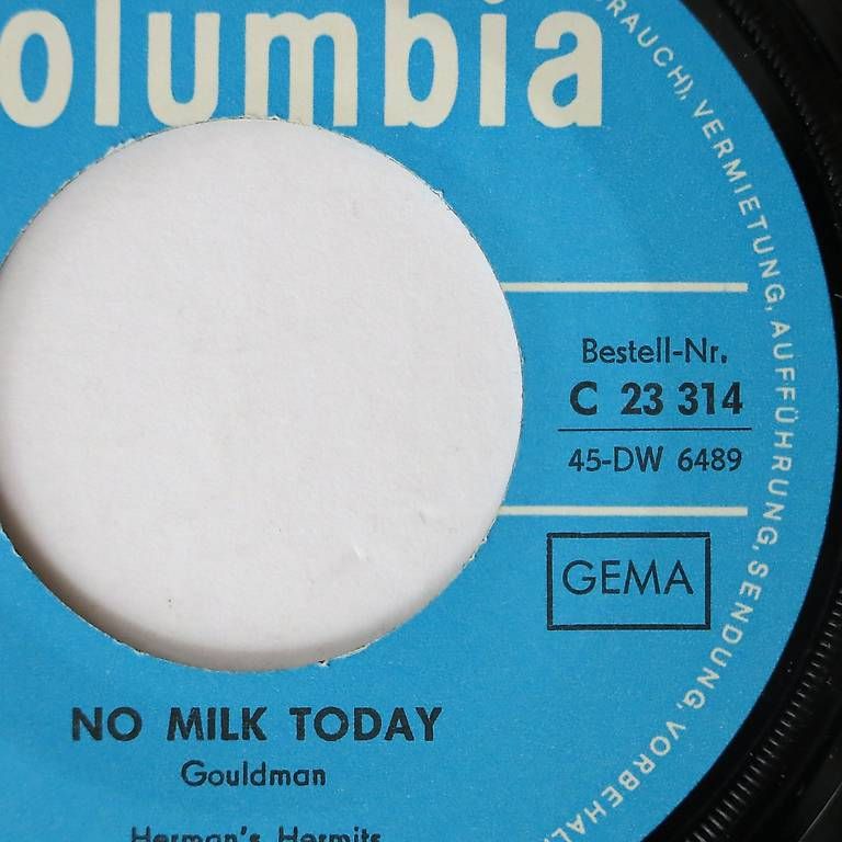 Dischi in vinile: Vinyl-Single 7" Herman` Hermits No Milk Today – Usato da Bözen venduto da Keramik22 4