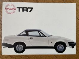 Triumph TR7 Prospekt 1980 deutsch Schweiz British Leyland
