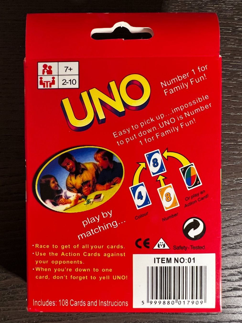 Giochi: UNO Kartenspiel NEU – Nuovo e nell'imballaggio originale da Zürich venduto da F84 1