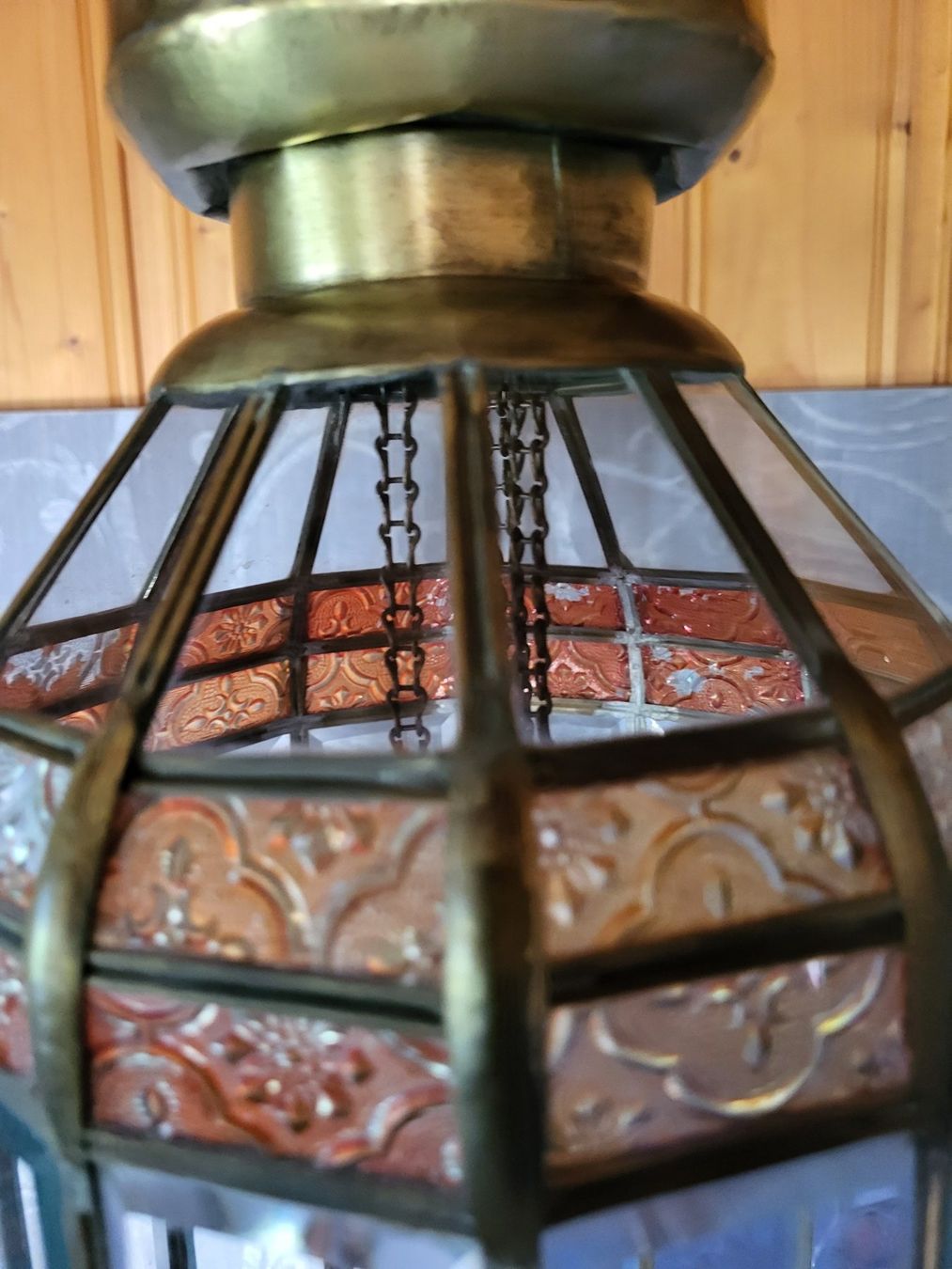 Lampade: Eine Antike Tempel Lampe – Usato da Schafhausen im Emmental venduto da Herzrose 3