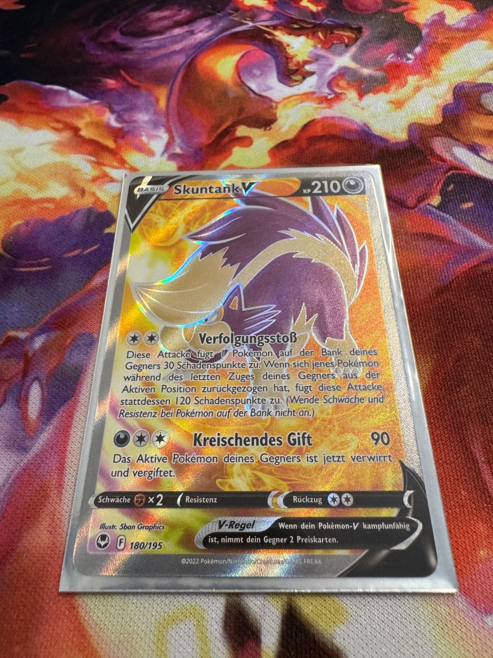 Pokémon Carte collezionabili: Skuntank V (SIT 180) / Silberne Sturmwinde – Nuovo (secondo la descrizione) da Bülach venduto da CherryBlu