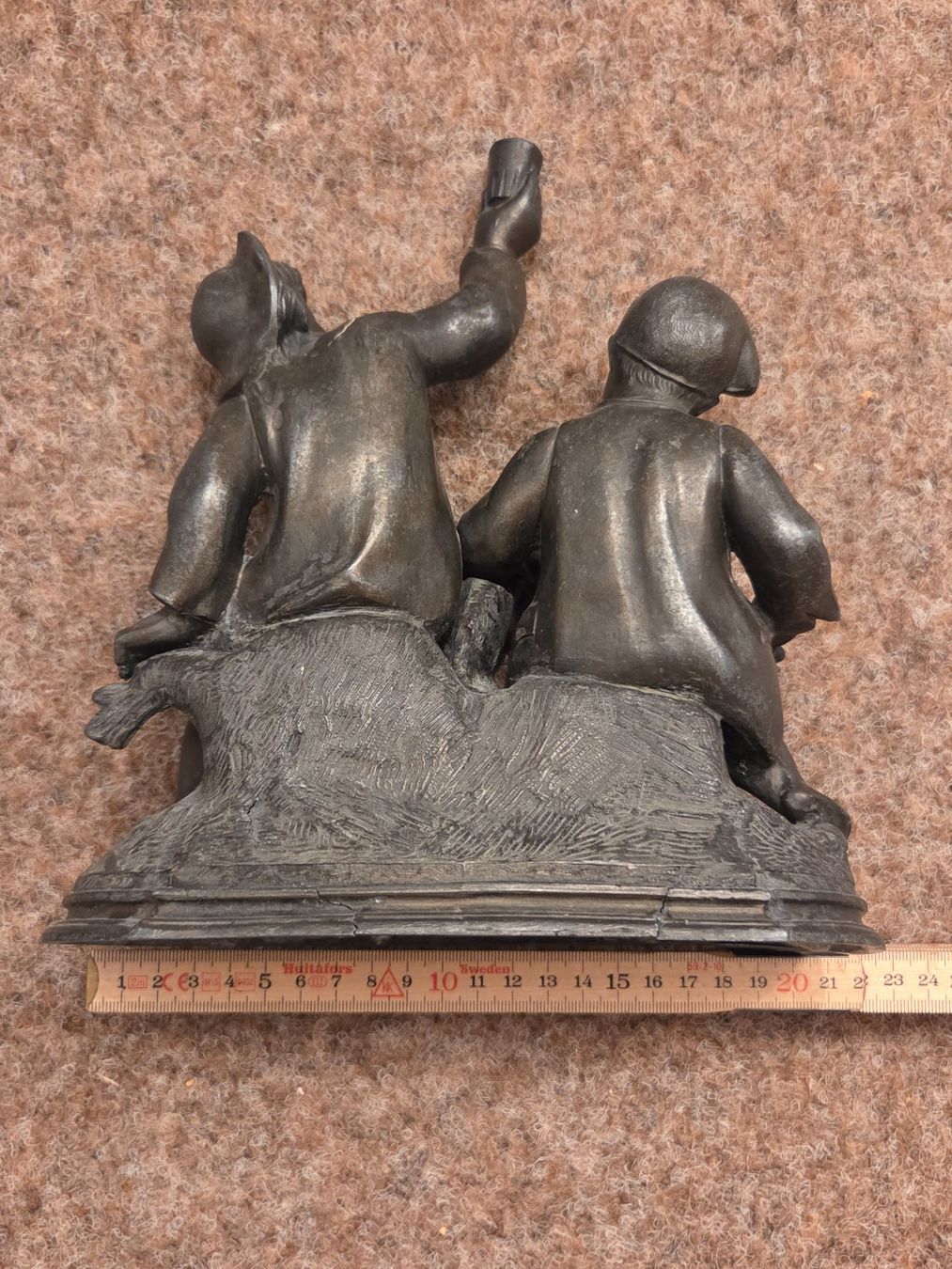 Sculture & Statue: Burschen mit Weinreben Bronze, antik. – Usato da Niederlenz venduto da Moki123 1