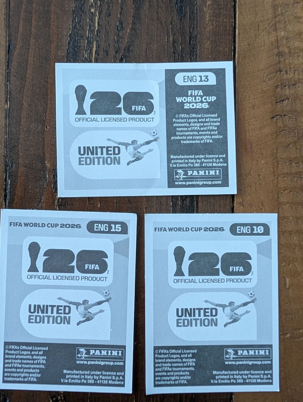 Panini Cartes à collectionner: Panini England  – Neuf (Voir description) à Gebenstorf par fa1zz 1