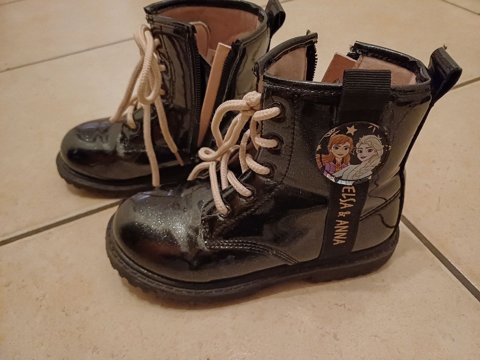 Schuhe für Mädchen: Schwarze Elsa Boots Gr. 28 – Gebraucht aus Windlach von lanuj 1