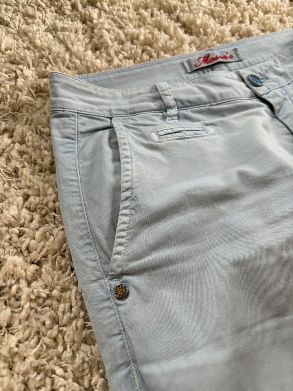 Pantaloni: Mason's Chino Hose in hellblau Gr 34 – Usato da Laufenburg venduto da VintageMuesli 3